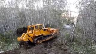 Bulldozer making logging roads [upl. by Swart260]