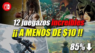 🛑 🚨 ¡12 JUEGAZOS por menos de 10 Dólares o Euros Rebajas Switch Ofertas Nintendo Switch Eshop [upl. by Irem]