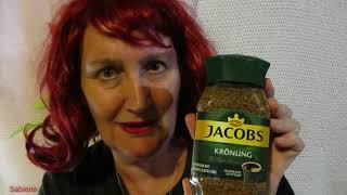 Jacobs Krönung Instant Coffee  Food Reviews by Sabiene [upl. by Adnahsor]