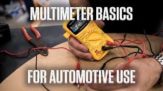 Multimeter basics for automotive use  Hagerty DIY [upl. by Jovi220]