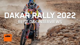 Dakar 2022  Rest Day Interviews  KTM [upl. by Htebzile]