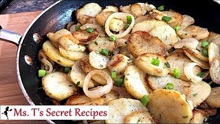 Fried Potatoes and Onions  Southern Style [upl. by Sondra622]