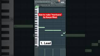 How to make quotHurricanequot by Kanye West in FL Studio shorts [upl. by Riedel292]