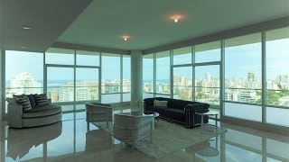 Sleek Oceanfront Penthouse in San Juan Puerto Rico [upl. by Kwasi383]