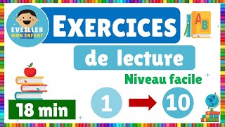 Compilation  Exercices de lecture  Niveau facile [upl. by Merilyn]