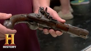 Pawn Stars 1763 French Flintlock Pistol  History [upl. by Ecinrahs]