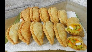 PASTEL  Fried Savory Pastry  Delicious  Ninik Becker [upl. by Poppas25]