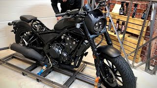 2020 Honda Rebel 500  Engine Sound amp Walkaround  Unboxing [upl. by Bone194]