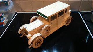 Matchstick ModelHispano Suiza [upl. by Airahcaz]