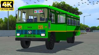 Tata MSRTC Bus Mod For Bussid Realistic Bus Drive [upl. by Calysta]