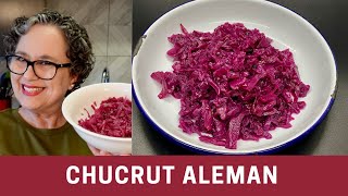 Chucrut de Repollo Morado Aleman Rapido y sin Fermentar  The Frugal Chef [upl. by Adnilak]