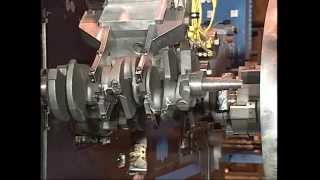 American GFM  AMS Crankshaft Milling Machine [upl. by Schuman497]