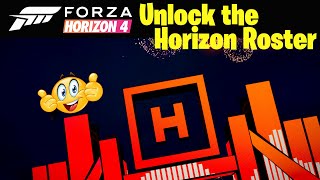 Forza Horizon 4  How to Unlock the Horizon Roster 2021 Walkthrough [upl. by Irrol]