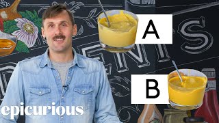 Condiment Expert Guesses Cheap vs Expensive Condiments  Price Points  Epicurious [upl. by Rodman750]