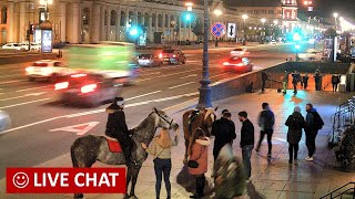 Like this LIVE CAM Nevskiy avenue St Petersburg Russia Невский пр СанктПетербург Гостиный двор [upl. by Aisemaj]