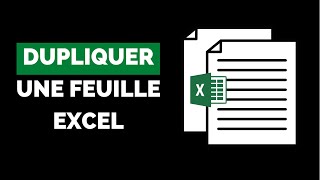 Comment Dupliquer un Feuille Excel [upl. by Darrej675]