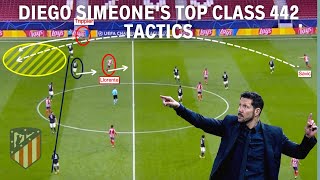 Diego Simeones 442 Top Class Tactics with Atletico Madrid [upl. by Mirisola376]