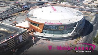 Official TMobile Arena Construction TimeLapse [upl. by Amelita]