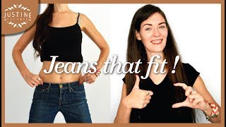 How to find the perfect jeans for your body type  Basic wardrobe  Justine Leconte [upl. by Fontana665]