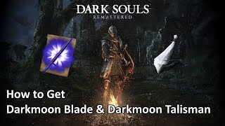 Dark Souls Remastered  How to Get Darkmoon Blade and Darkmoon Talisman [upl. by Cyd899]