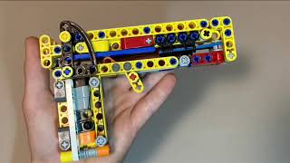 LEGO Technic Mini Pistol  tutorial [upl. by Bohannon]