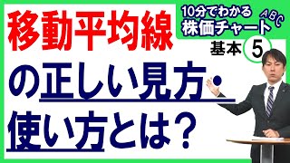 【移動平均線の正しい見方・使い方とは？】10分でわかる株価チャートABC [upl. by Nottirb]