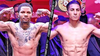 GERVONTA DAVIS VS MARIO BARRIOS  FULL WEIGHIN amp FACE OFF VIDEO [upl. by Ja387]