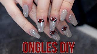 Comment je fais mes ongles facile amp pas cher  FAUX ONGLES EN GEL [upl. by Haimrej]