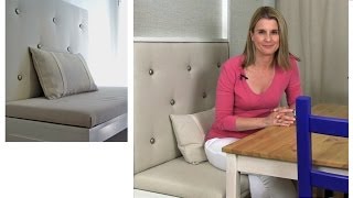 How to build an upholstered panel for a banquette [upl. by Osbourne]