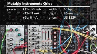 Mutable Instruments Grids 12 Basic Operation [upl. by Llorre797]