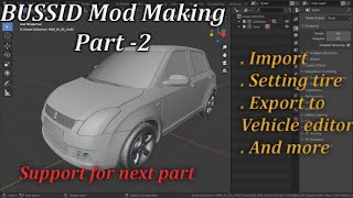 BUSSID MOD Making part 2  Download and import 3d models and more [upl. by Kaliope]