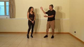 DanceVibez  La Duena Del Swing Merengue Partner Routine [upl. by Noleta]