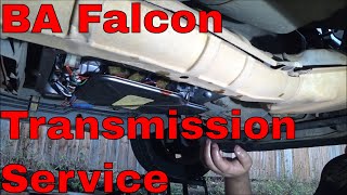 BA Falcon  Automatic Transmission Service  BA BF amp FG falcon four speeds [upl. by Taddeusz110]