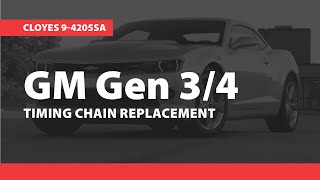 GM Gen 34 Timing Chain Replacement Cloyes 94205SA [upl. by Merkley422]