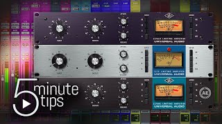 5 Minute UAD Tips 1176 Classic Limiter PlugIn Collection [upl. by Shirberg526]