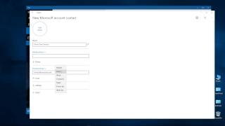 Windows 10 mail application add contact [upl. by Isacco711]