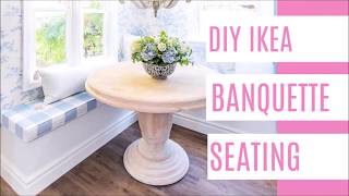 IKEA Hack Banquette Seating [upl. by Aeiram]