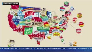 Map Shows Most Popular Condiments By State [upl. by Nylsoj946]