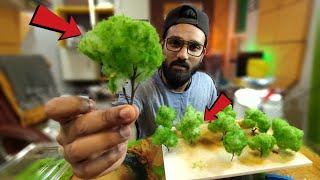 How I make Architecture Miniature tree model  No cost  Sam E STUDIO [upl. by Hans]