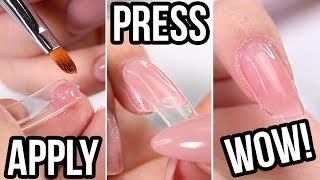 Easy PolyGel Nails Using Dual Forms [upl. by Skolnik]