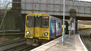 Half an Hour at 216  Birkenhead North Station 1022017  Class 507 508 terminus [upl. by Ymerrej]