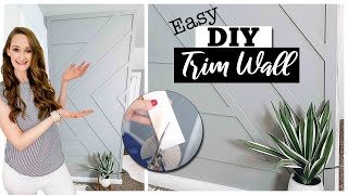 DIY ACCENT WALL  The EASY way [upl. by Adnotal]