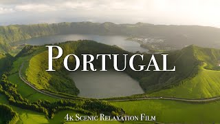 Portugal 4K  Scenic Relaxation Film With Calming Music [upl. by Eamanna]