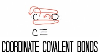 Coordinate Covalent Bonding Carbon Monoxide [upl. by Fine]