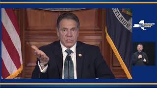 LIVE New York Governor Cuomo holds COVID19 briefing [upl. by Einnel930]