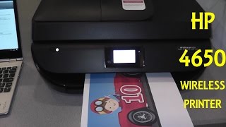 HP 4650 Wireless Printer Unboxing and Setup [upl. by Lectra]