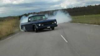 Dodge D100 440 burnout [upl. by Leeke]