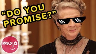 Top 10 SAVAGE Dowager Countess of Grantham Moments [upl. by Haswell]