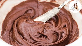 One Minute Chocolate Frosting Recipe [upl. by Nolyak]