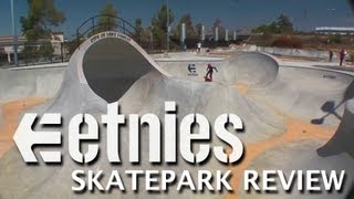 Skatepark Review etnies Skatepark  Lake Forest California [upl. by Notsgnal]